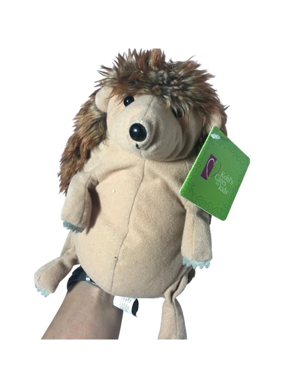 Kohls Cares The Happy Hedgehog Mikko Porcupine Brown Plush Stuffed Animal Toy 8"